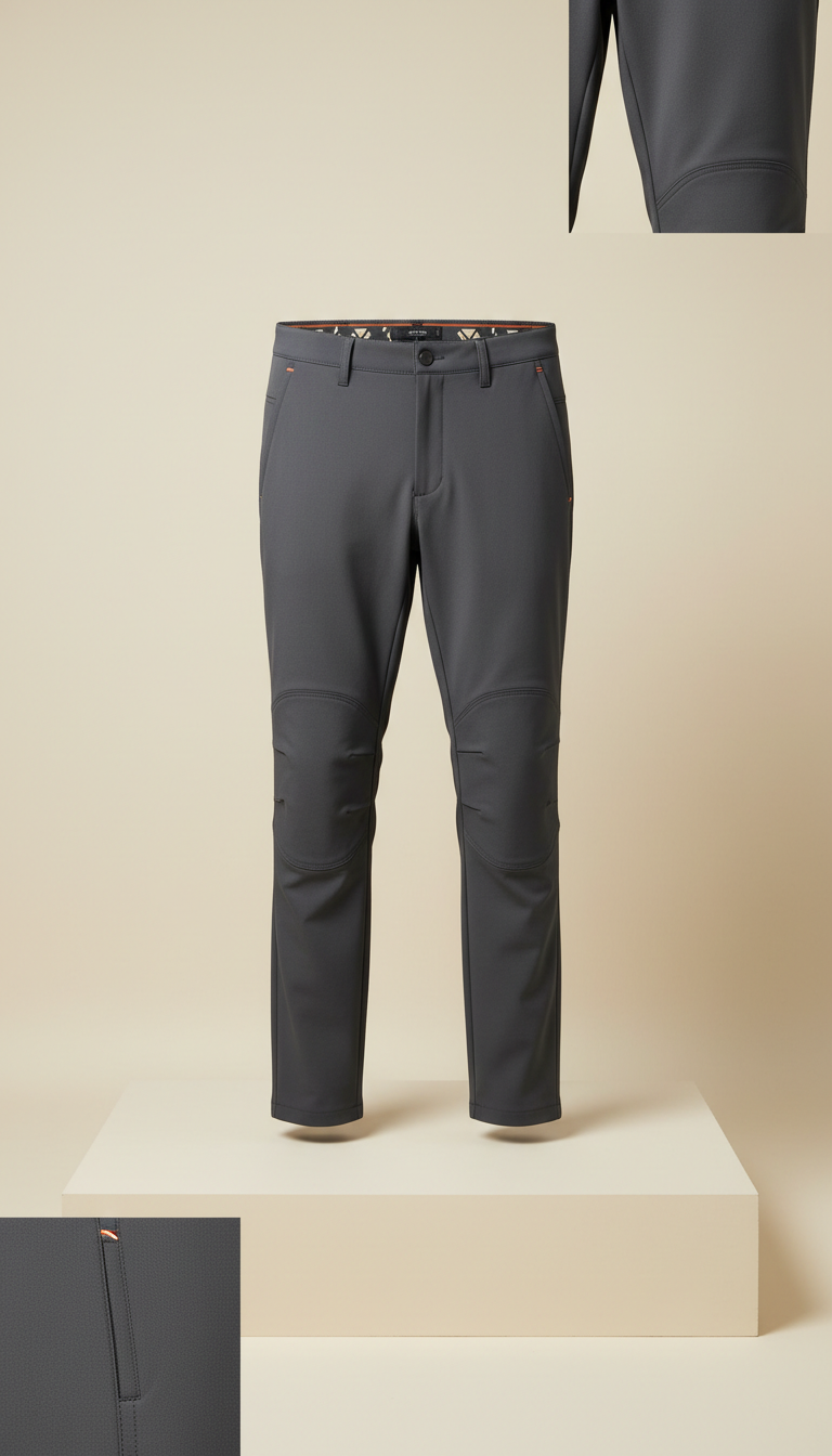 Slim-Fit Technical Trousers with Stretch